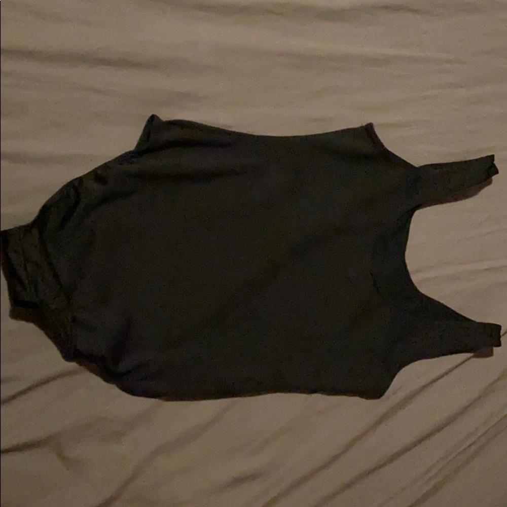 Black dance leotard